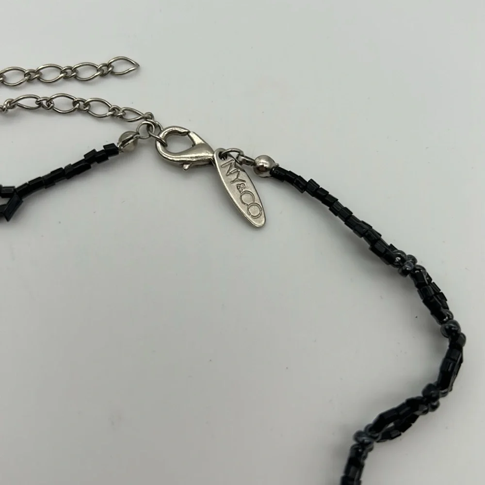 Black Beaded Choker - Picture 2 of 2